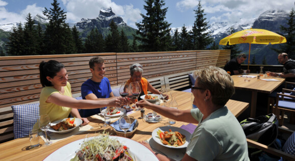 Sonnenterrasse Berglodge Restaurants Ristis