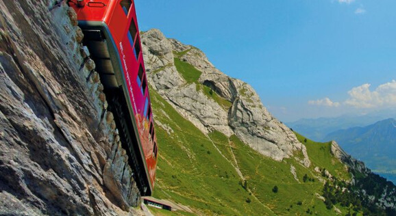 Zahnradbahn auf den Pilatus