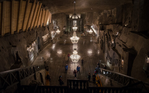 Unterirdische Salzkapelle im UNESCO-Welterbe Salzbergwerk Wieliczka