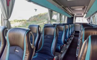 Innenraum Reisebus Setra S511 von Born Reisen