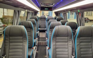 Sprinter VIP minibus with 16 seats - minibus hire including driver