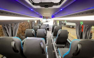 Sprinter VIP minibus with 16 seats - minibus hire including driver