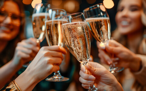 Prosecco Weinberge in Venetien entlang der Proseccostrasse - Prosecco Verkostung