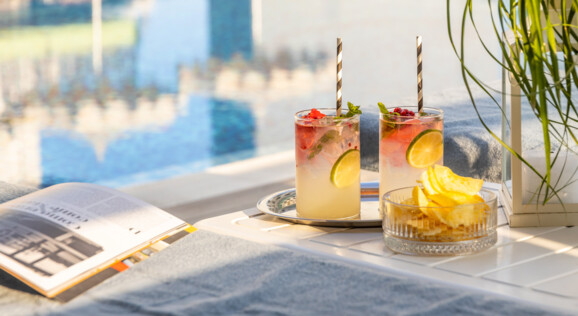 Getränke am Pool Hotel Salus Jesolo