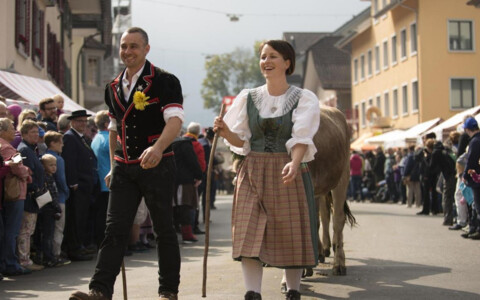 Enlebucher Alpabfahrt in Schüpfheim