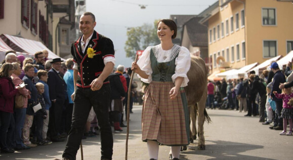 Enlebucher Alpabfahrt in Schüpfheim