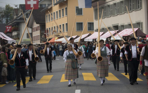 Enlebucher Alpabfahrt in Schüpfheim