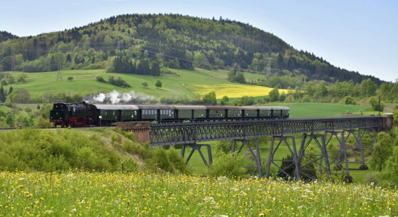 Die historische Sauschwänzlebahn im Wutachthal: Eine nostalgische Zugfahrt durch atemberaubende Landschaften und historische Viadukte
