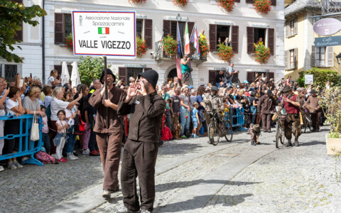 Parade Schornsteinfegerfest in Santa Maria Maggiore 