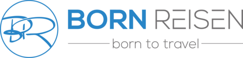 Born-Reisen Logo mit Icon lang