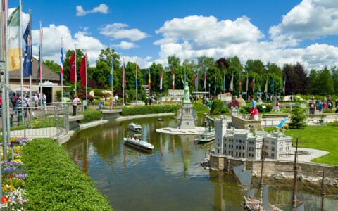 Minimundus in Klagenfurt mit detailgetreuen Modellen berühmter Bauwerke aus aller Welt.