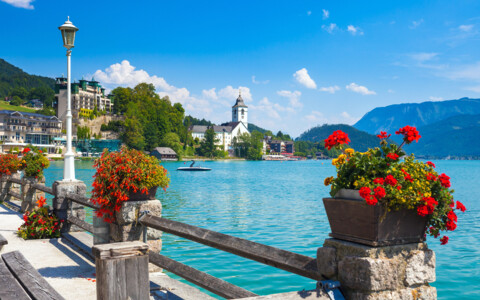 Uferpromenade in St. Wolfgang am Wolfgangsee