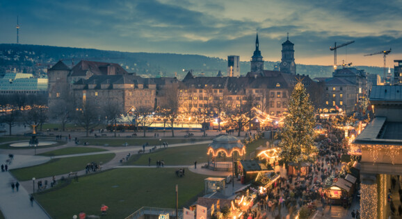 Stuttgart Weihnachtsmarkt - Busreise zum grössten Weihnachtsmarkt in Europa