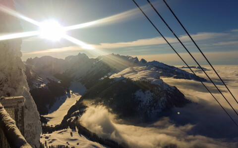 Born Reisen Seniorenausflug 2019 - Blick von der Bergstation Hoher Kasten