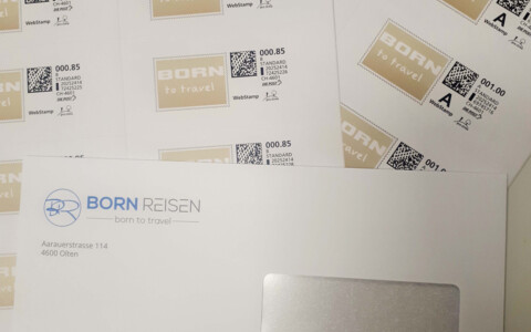 Born Reisen Briefmarken